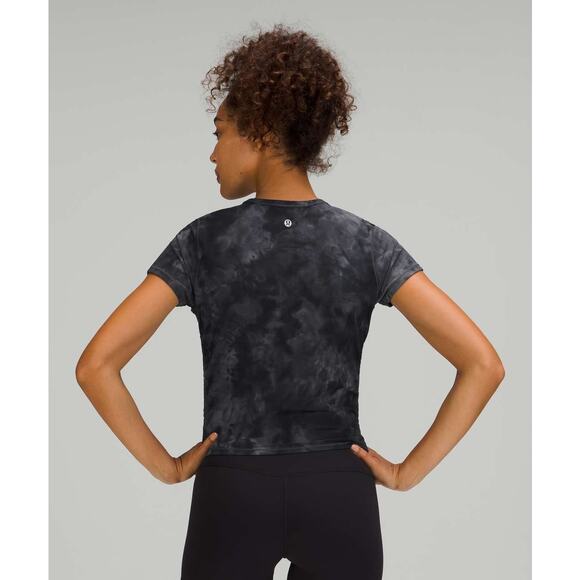 LULULEMON All It Takes Short Sleeve Diamond Dye Pitch Graphite Grey Women's 4 - Picture 8 of 9